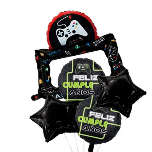 Set De Globos Videojuegos 5pcs