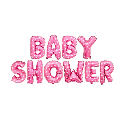 Globo Baby Shower Color Rosa 16 Pulgadas-0