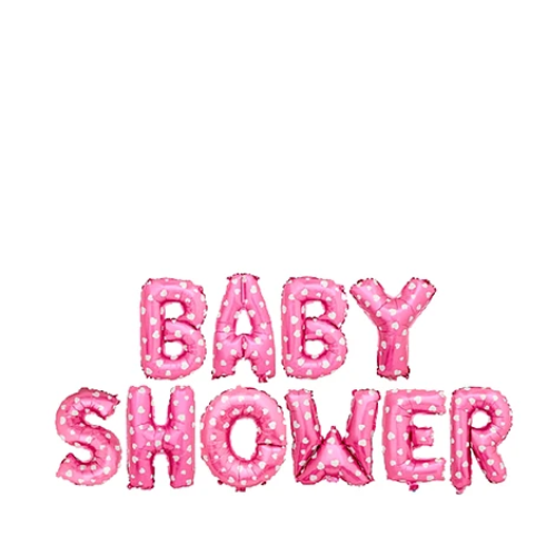 Globo Baby Shower Color Rosa 16 Pulgadas-1