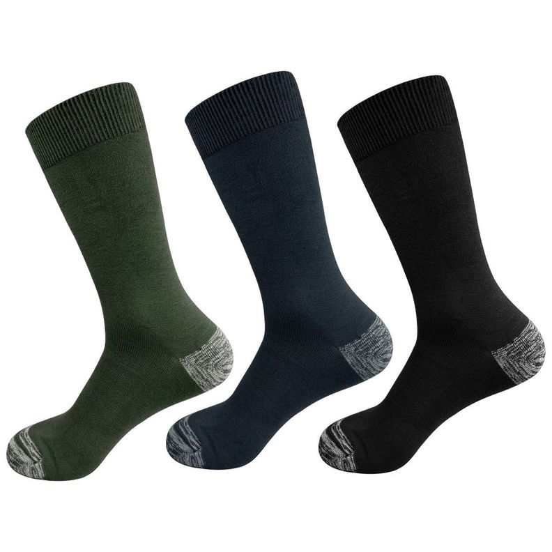 Calcetines De Hombre Para Diabetico Talon 12 Unid-1