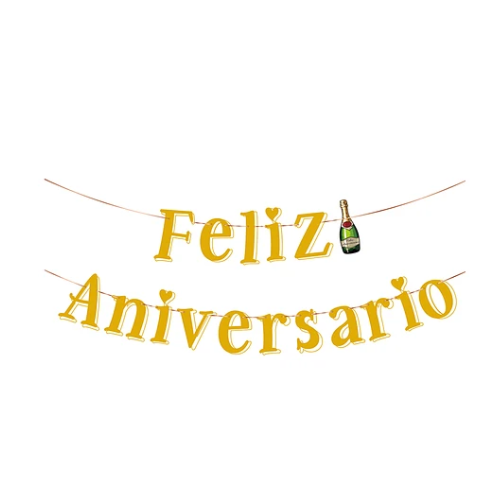 Guirnalda Feliz Aniversario 5m-0