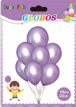 GLOBOS LILA 23CM-0