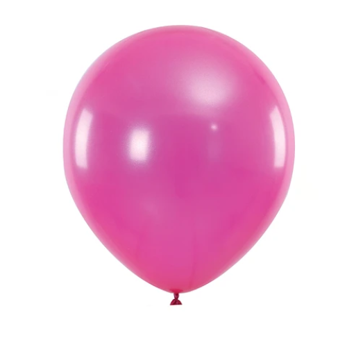 Globos De Látex Perlado Fucsia 30Pcs 25.5Cm-0