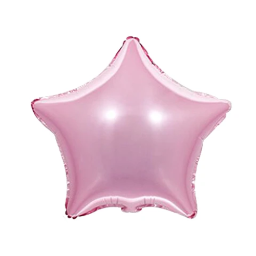 Globo Metálico Estrella Rosa 8Pcs 12Cm-0