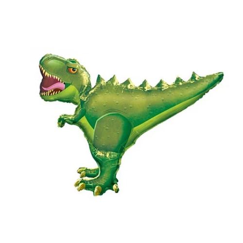 Globo Metalico Dinosaurio Verde 38x41Cm-0