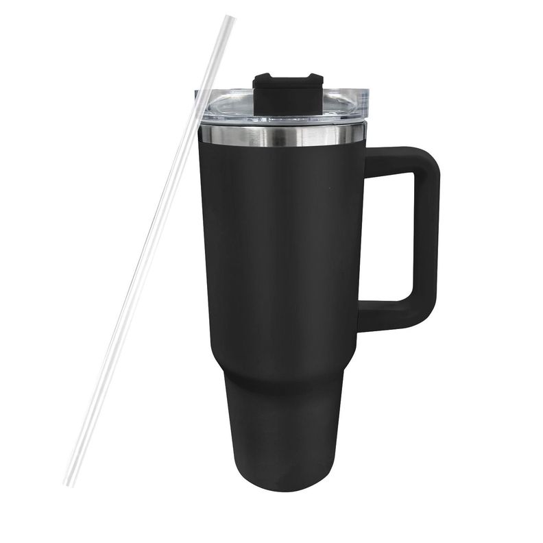 VASO TERMICO STAINLES 1200ML NEGRO X1 UNI-0