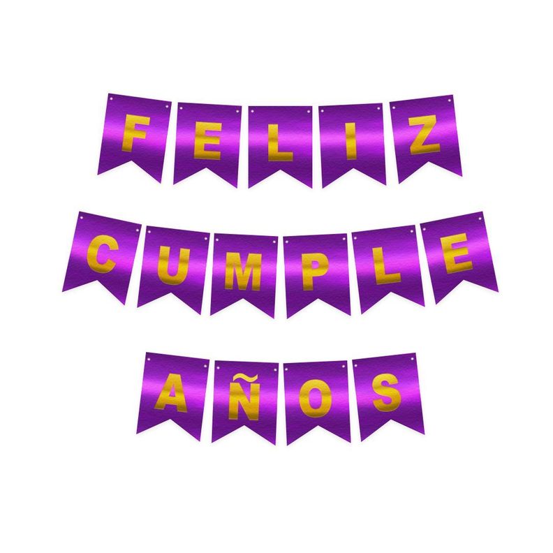 GUIR F.C MORADO/DORADO GLITTER 4M X1 UNI-0