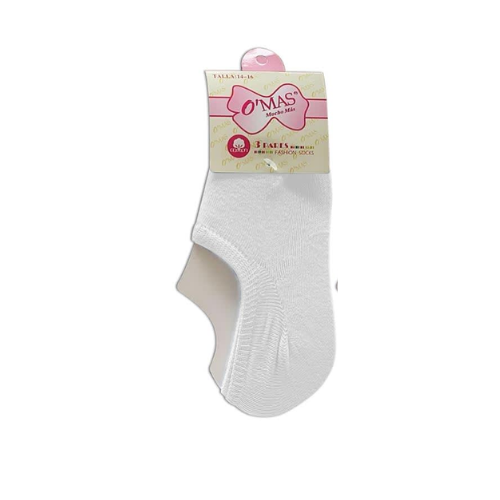 Calcetines De Mujer Color Liso Invisible Talla 14-16 12 Unidades-0