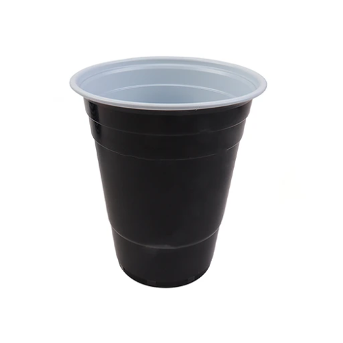 Vasos Plasticos Negro 500ml 10pcs-0