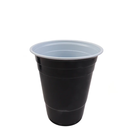 Vasos Plasticos Negro 500ml 10pcs-1