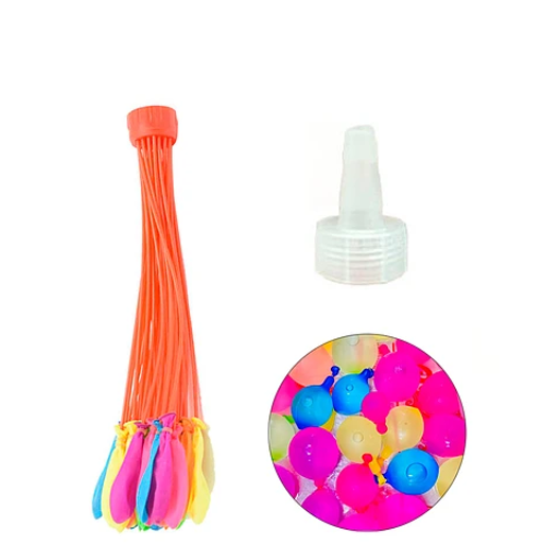 Globos Bomba De Agua Colores Surtidos 111pcs 10cm-1