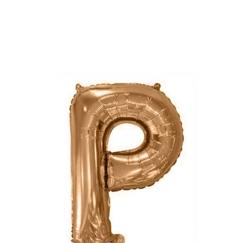 Globo Letra P Oro Rosa 40 Pulgadas-1