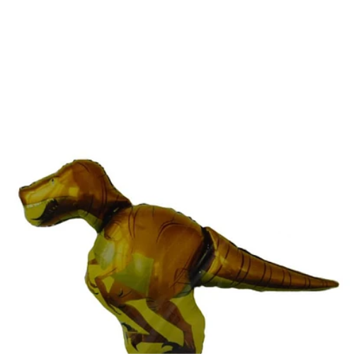 Globo Metalico Dinosaurio Amarillo 42x36Cm-1