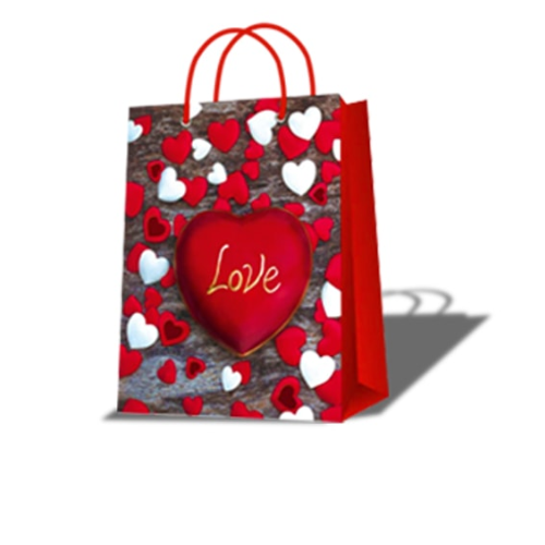Bolsa De Regalo Oso Love 26X10X32Cm | 12 Unid-0