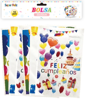 BOLSAS DE DULCES FELIZ CUMPLEAÑOS -0