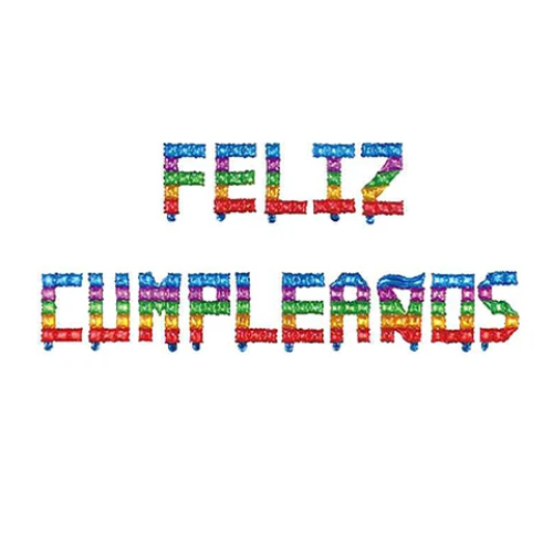 Set De Globos Metálicos Feliz Cumpleaños Colores 16 Pulgadas-0