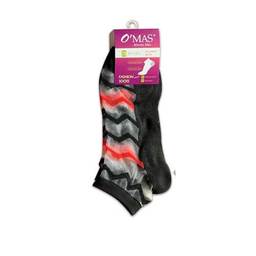 Calcetines De Mujer Corte Bajo Con Diseño De Encaje 12 Unid-0