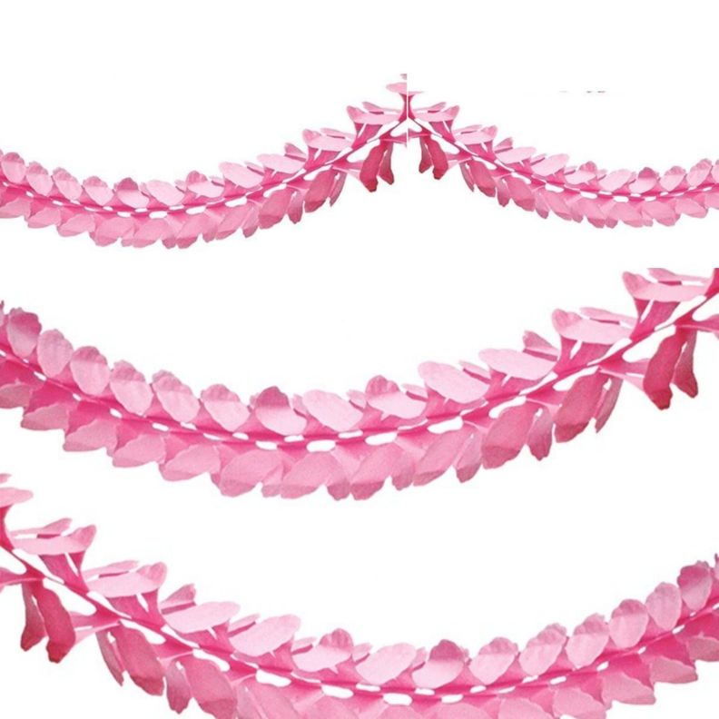 GUIRNALDA FLOR ROSADO 2MT X1 UNI-1