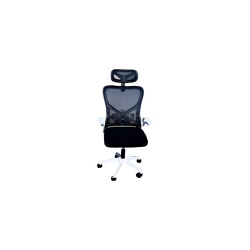 Silla Oficina Ergonómica Acolchonada - Negro.-1