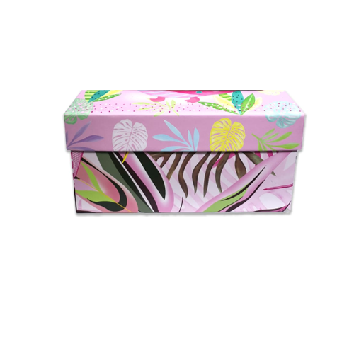 Set 3 Cajas De Regalo Diseño Dinosaurio Fondo Rosado 6 Unid -0