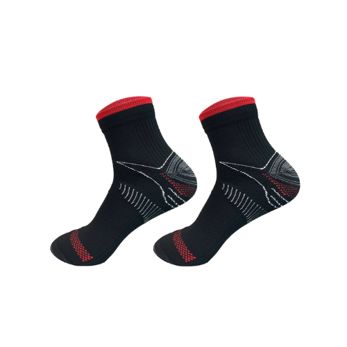 Calcetines Unisex Negro De Compresion Talla XL 12 Unid-0