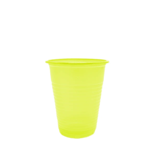 Vasos Plásticos 200ml 50 pcs Amarillo-1
