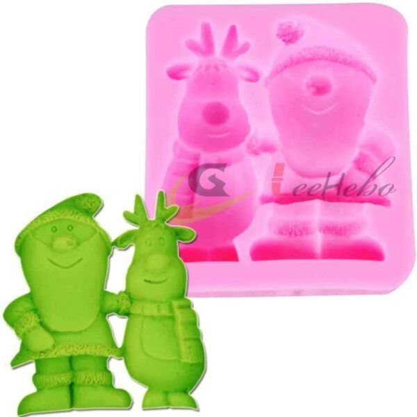 MOLDE PARA FONDANT NAVIDAD.-0