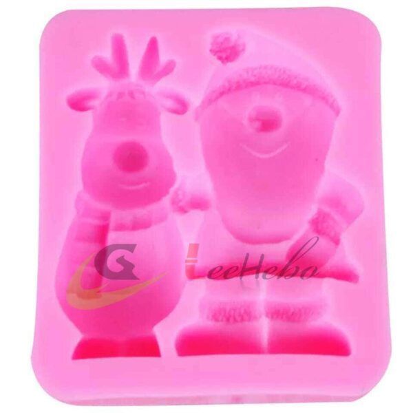 MOLDE PARA FONDANT NAVIDAD.-1