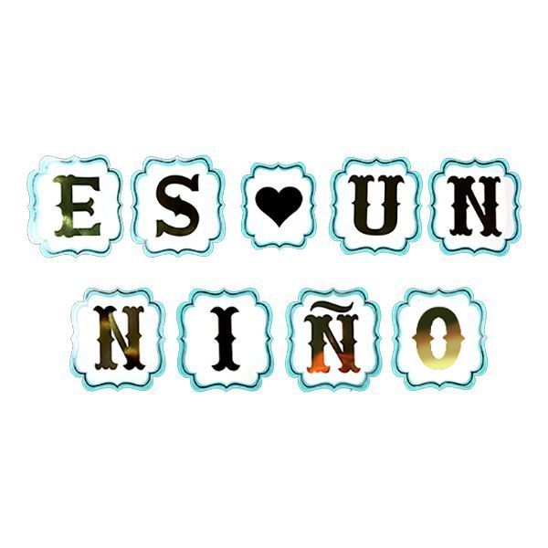 BANNER BABY SHOWER ES UNA NIÑO 4MT X1 UNI-0