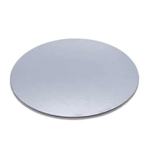 Base Redonda Gruesa Plata 25cm 5mm