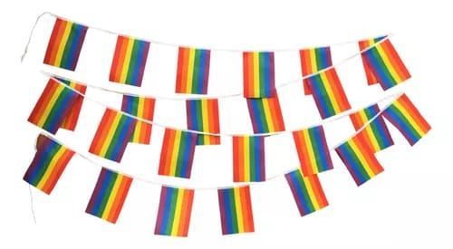 GUIRNALDA BANDERA ARCOIRIS 3 MT X1 UNI-1