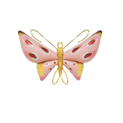 Globo Metalico Mariposa Color Aleatorio 90x120Cm-0