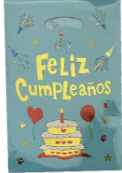 BOLSAS DE DULCES X 10und CELESTE-1