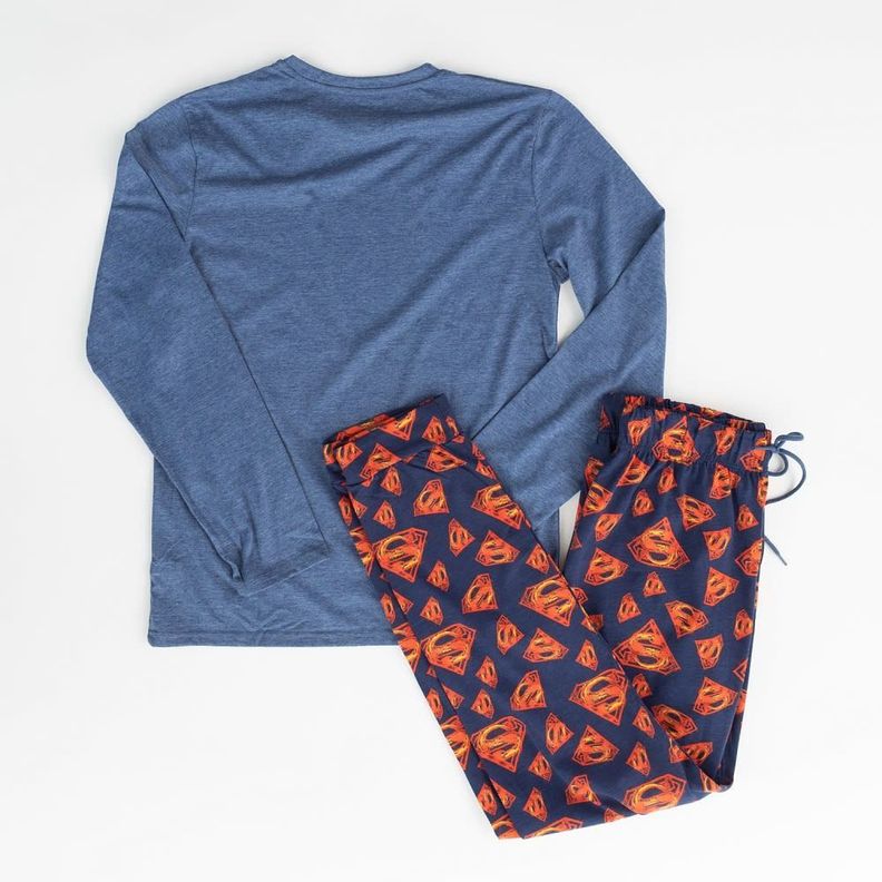 PIJAMA HOMBRE SUPERMAN CLASICO-1