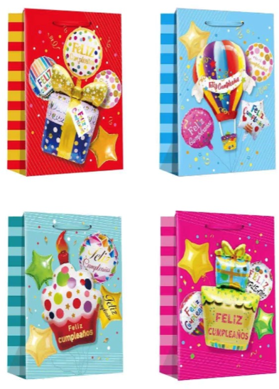 BOLSAS DE REGALOS 18*23*8-0