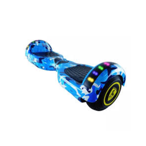 Patineta Eléctrica Scooter Smart Balance +bluetooth+parlante (CELESTE).-0