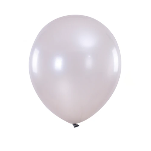 Globos De Látex Plateado Mate 2 Pcs 60Cm