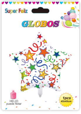 GLOBO FELIZ DIA  ESTRELLA-0