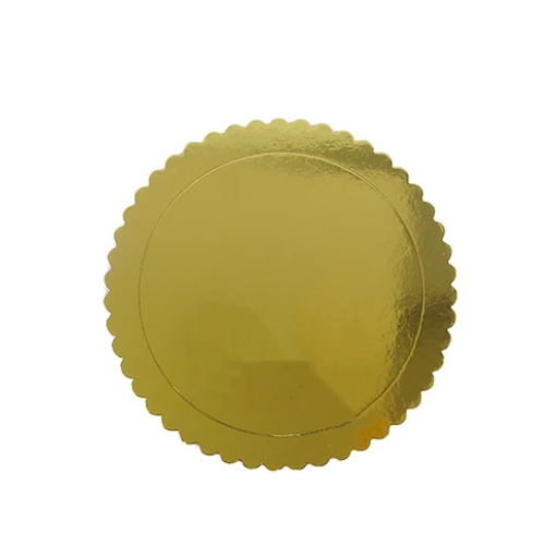 Base Para Torta Dorada 2mm 6unidades 30cm-0