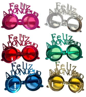 LENTES AÑO NUEVO COLORES -0