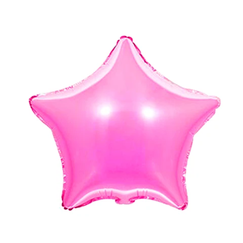 Globo Metálico Estrella Fucsia 8Pcs 12Cm-0