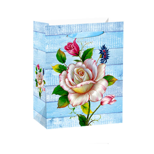 Bolsa De Regalo Rosas 31X12X40Cm | 12 Unid-0