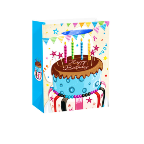 Bolsa De Regalo Pastel Globos 18X8.5X24 Cm | 12 Unid-0