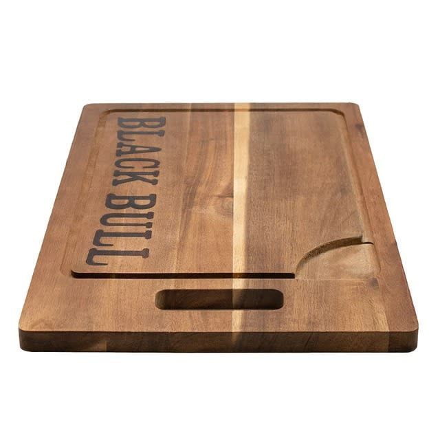 TABLA MADERA 45CM NEGRO BLACK BULL.-0