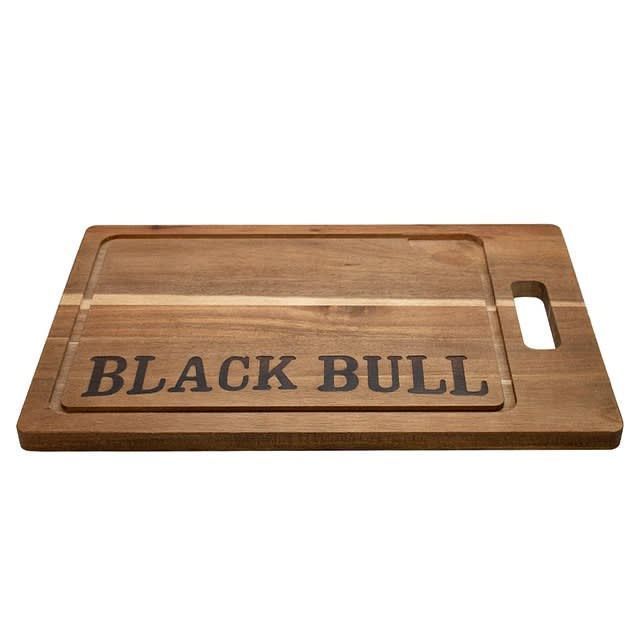 TABLA MADERA 45CM NEGRO BLACK BULL.-1