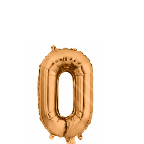 Globo Letra O Oro Rosa 40 Pulgadas-1