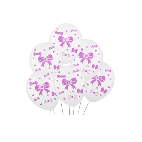 Globos De Latex Lazos 6pcs-0