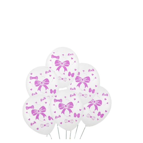 Globos De Latex Lazos 6pcs-1
