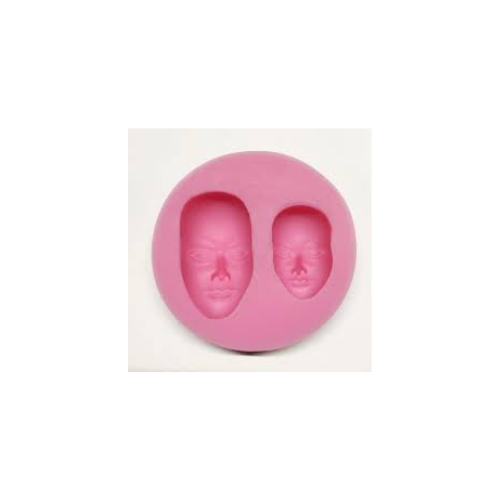  MOLDE PARA FONDANT  Caras-0