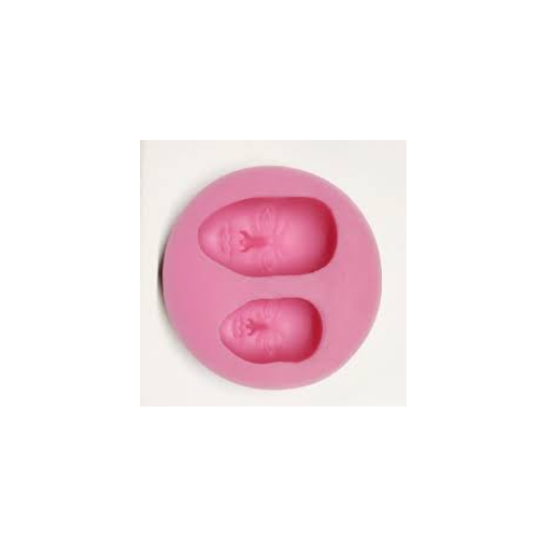  MOLDE PARA FONDANT  Caras-1